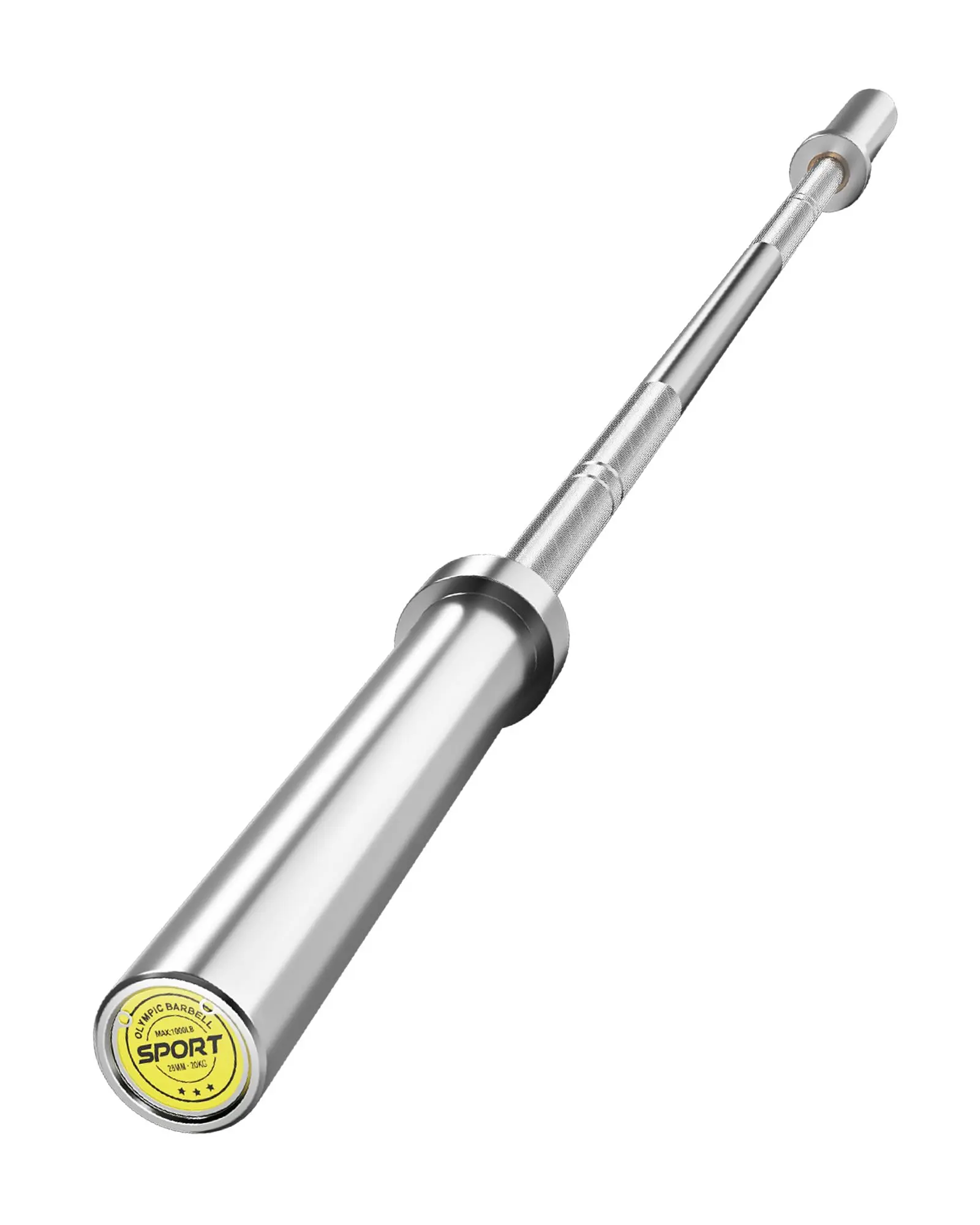 【Christmas Gift】7 Ft Olympi Barbell 45LB – 1000LBS Weight Capacity, 2" Plate Fit | for Strength Training, Weightlifting,Squat, Deadlift, Bench Press, Curl,