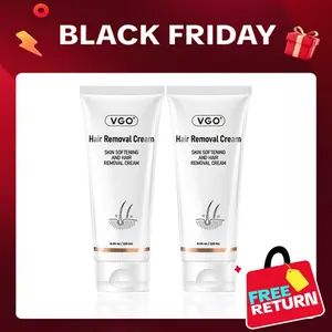 VGO Hair Removal Cream,Suitable for sensitive skin, Empowering Women & Men,long-lasting, back, arms, legs, and armpits Body Care Cosmetic,Smooth, Wax, Gentle,ulike hair removal Jojoba Comfort bodyhair bleach