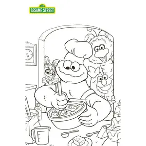 Sesame Street #3 (Coloring Book Cover Variant)
