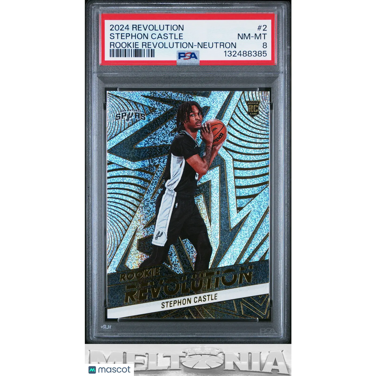 Stephon Castle 2024-25 Panini Revolution #2 Rookie Revolution Neutron 015/125 RC