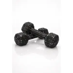 All Black Crystal Dumbbells – Stealth