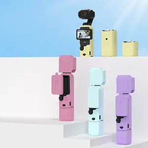 Silicone Protective Case Cover for DJI Osmo Pocket 3 - Full Protection, Non - Slip, Easy - Clean Design with Anti - Lost Features，Choose from a variety of colors as you please
