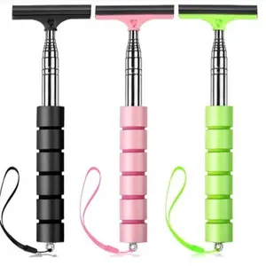 3 PCS Side Mirror Squeegee,Car Mirror Squeegee,Retractable Car Rearview Mirror Wiper,Portable Car Cleaning Tool for Rainy Foggy Weather,Universal Car Accessories(Black/Pink/Green)