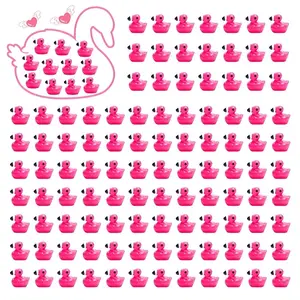 Romantic Flamingo Resin Ornament, Duck Shape, Aquarium Toy House Garden Decor, Party Gift DIY Craft Supplies