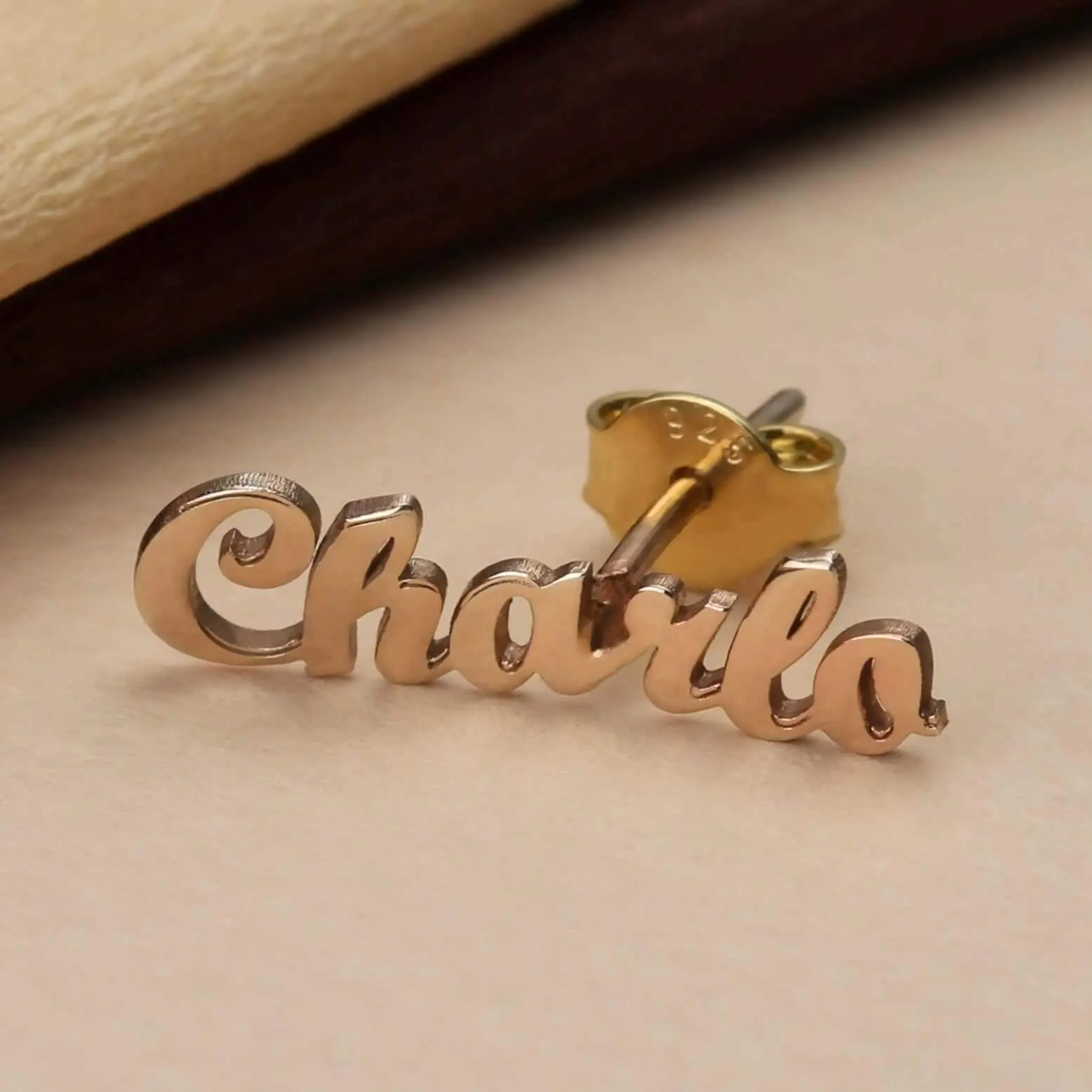 Name Stud Earrings