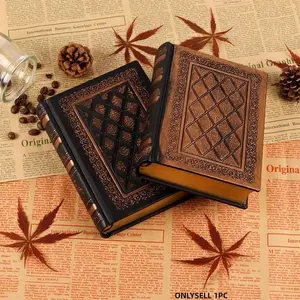 Vintage Embossed Artistic Notebook, 1 Count Retro Notebook with Blank Pages, European Style Notebook for Recording, Painting & Crafts, Office & Learning Use