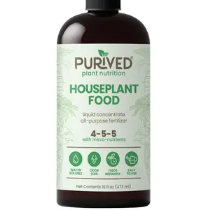 16oz All-Purpose Liquid Plant Fertilizer - Makes 50 Gallons, for Indoor Houseplants, All-Natural, Groundwater Safe, Made in USA