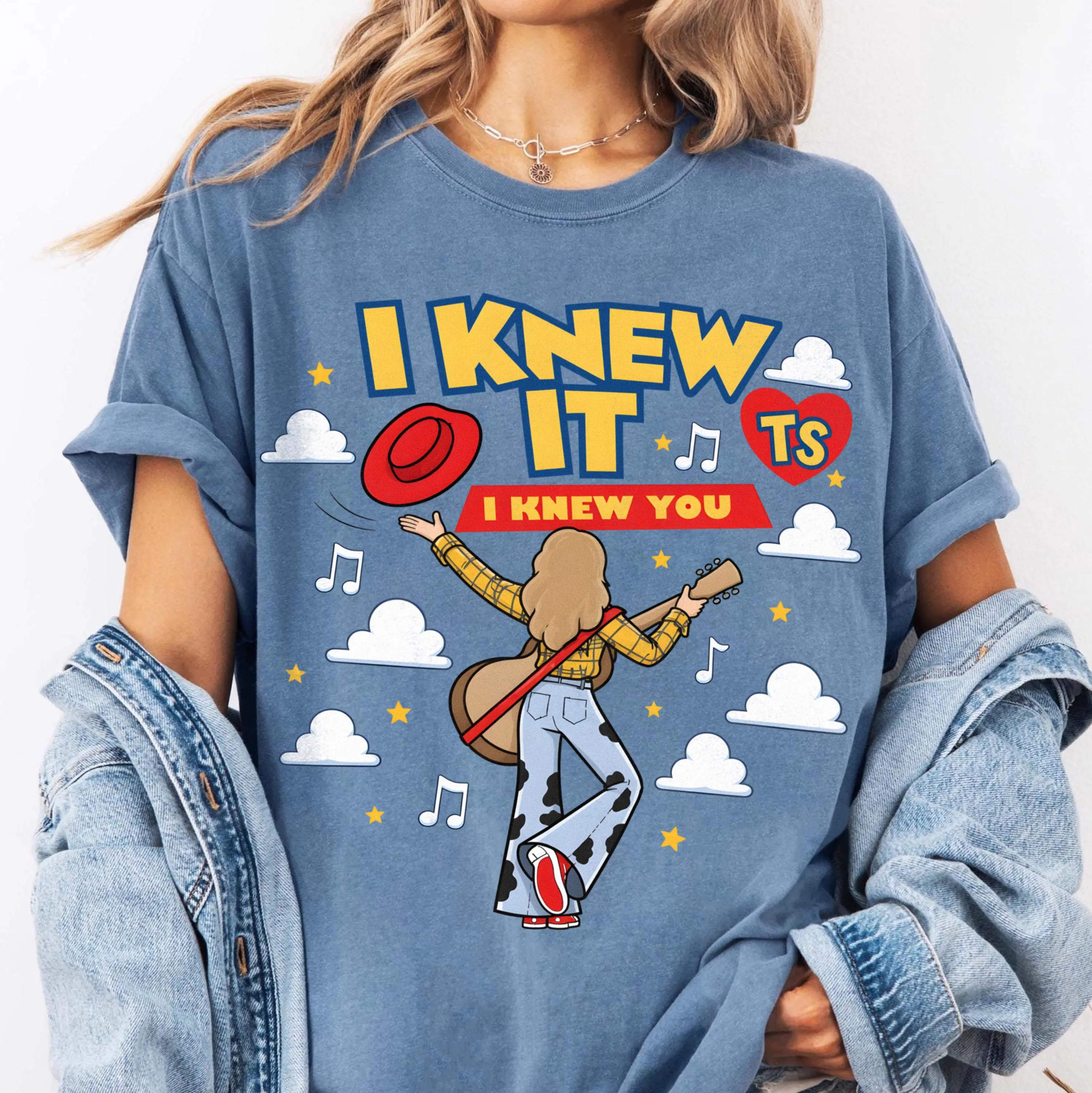 I Knew It Knew You Story Toy T-Shirt, Cloud Summer Beach Shirt, Gift For Music Fan