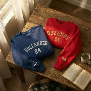 Embroidered Team Hollanov Sweatshirt, Hockey Romance Unisex LGBT Hockey Fan Gift, Hollander Rozanov Hockey T-Shirt, Romance Gift