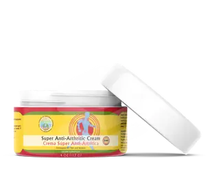 Crema Super Antiartrítica Joint Pain Relief Cream - 4 oz (113g) for Topical Use, Natural Ingredients, Not for Ingestion, Healthcare Treatment