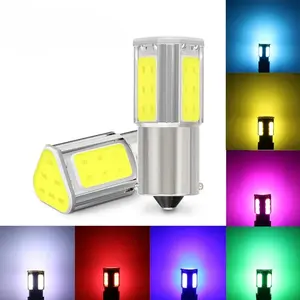 2pcs COB LED Car Lights, Turn Signal, Brake, Parking, Backup, Reverse, Tail Lamp, 1156 Ba15s P21w 1157 Bay15d, 12V