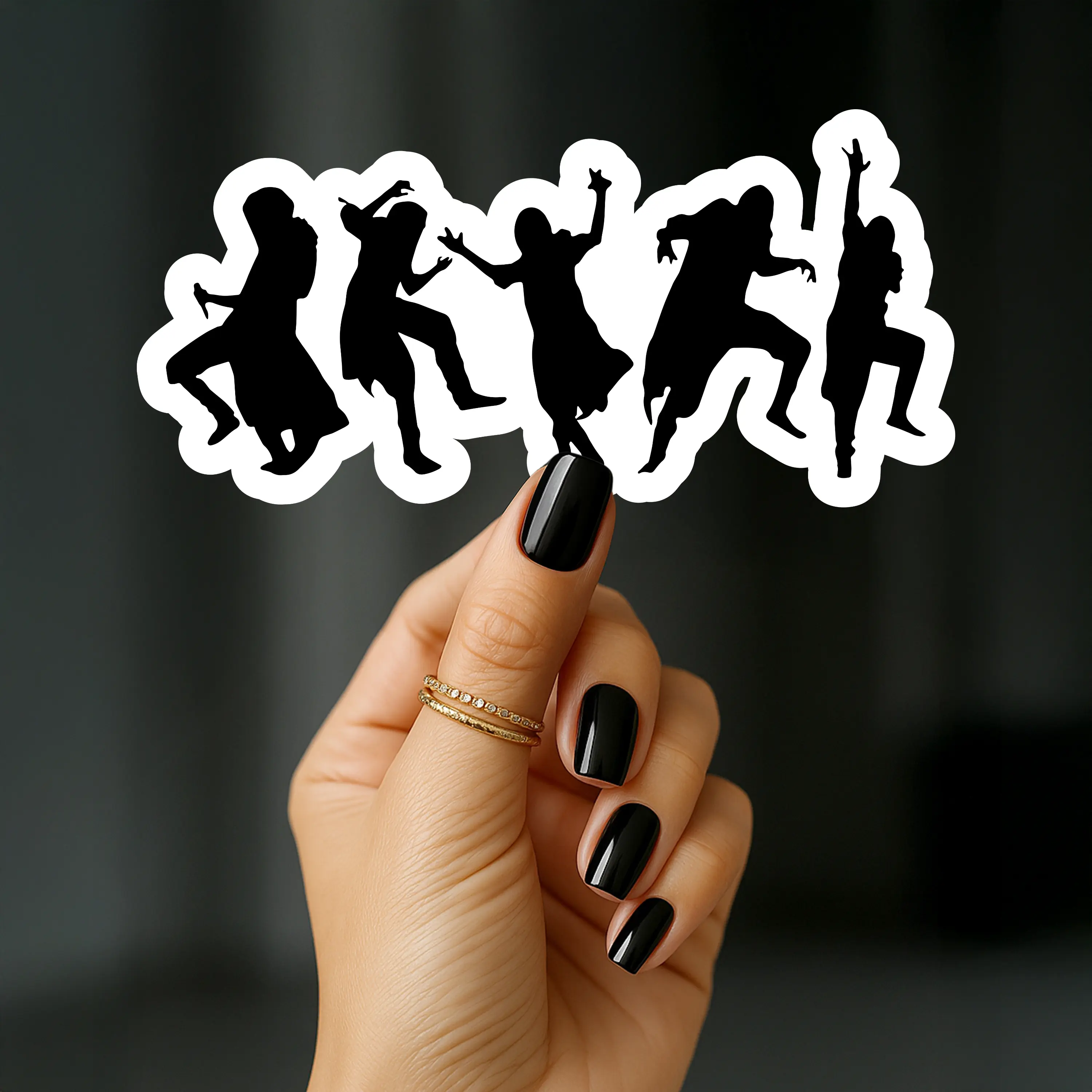 Sleep Token Vessel Dancing Silhouettes Sticker, Aesthetic Band Sticker for  Notebooks, Laptops & Water Bottles, Perfect Gift for Worship Fans, Alt Girls, Metalheads & Alternative Music Lovers, Dark Music Aesthetic Sticker