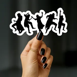 Sleep Token Vessel Dancing Silhouettes Sticker, Aesthetic Band Sticker for  Notebooks, Laptops & Water Bottles, Perfect Gift for Worship Fans, Alt Girls, Metalheads & Alternative Music Lovers, Dark Music Aesthetic Sticker