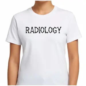 Radiology Life Graphic T-Shirt, Radiologist & Rad Tech Appreciation Tee, Professional Radiology Technician Short Sleeve Apparel, Aesthetic Medical Imaging & X-Ray Student Gift Fashion Top, Viral Trendy Radiology School Statement Streetwear Crew Neck