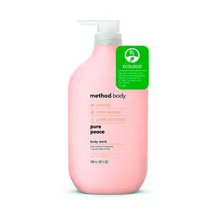 Method - Pure Peace Body Wash (infused with peony, rose water & pink sea salt), Biodegradable, Paraben‑& Phthalate‑Free, 28 oz – Method