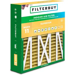 Filterbuy 20x23x5 Air Filter (1-Pack), Pleated MERV 11 Allergen Defense HVAC AC Furnace Air Filters for Bryant, Carrier, BDP, Day & Night, and Payne