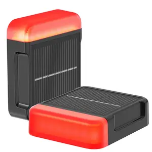 Rimthin Bicycle Motorcycle Scooter Navigation Light: Solar-Powered, Waterproof, Wireless, Rear-End Collision Prevention, Collision Warning Light