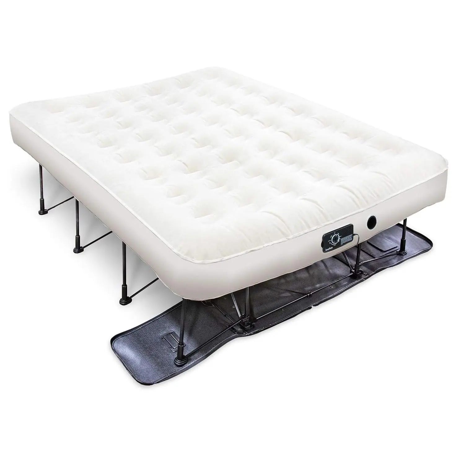 Ivation EZ-Bed Air Mattress with Frame & Rolling Case (Queen)