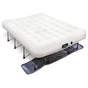 Ivation EZ-Bed Air Mattress with Frame & Rolling Case (Queen)