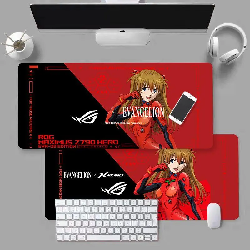 Evangelion Asuka EVA mouse pad computer office anti-slip mat cartoon animation character printing notebook keyboard soft pad