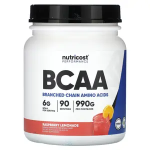 Nutricost Performance, BCAA, Raspberry Lemonade, 2.2 lb (990 g)