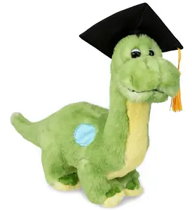 PLUSH GRADUATION - SUPER SOFT PLUSH - GREEN DINOSAUR