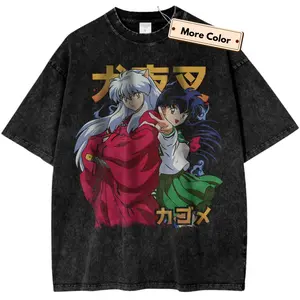 Kagome Higurashi Shirt, Inuyasha Shirt, Anime Shirt, Vintage Tee, Vintage Tee Crew Neck, Trending T-shirt graphic
