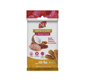 N&D Quinoa Skin & Coat Quail Adult Canine Mini Treat