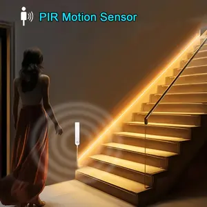 Motion Sensor LED Strip Light - Battery Powered for Closet, Stairs & Cabinet