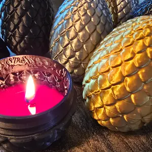 Hand Poured Dragon Egg Candles