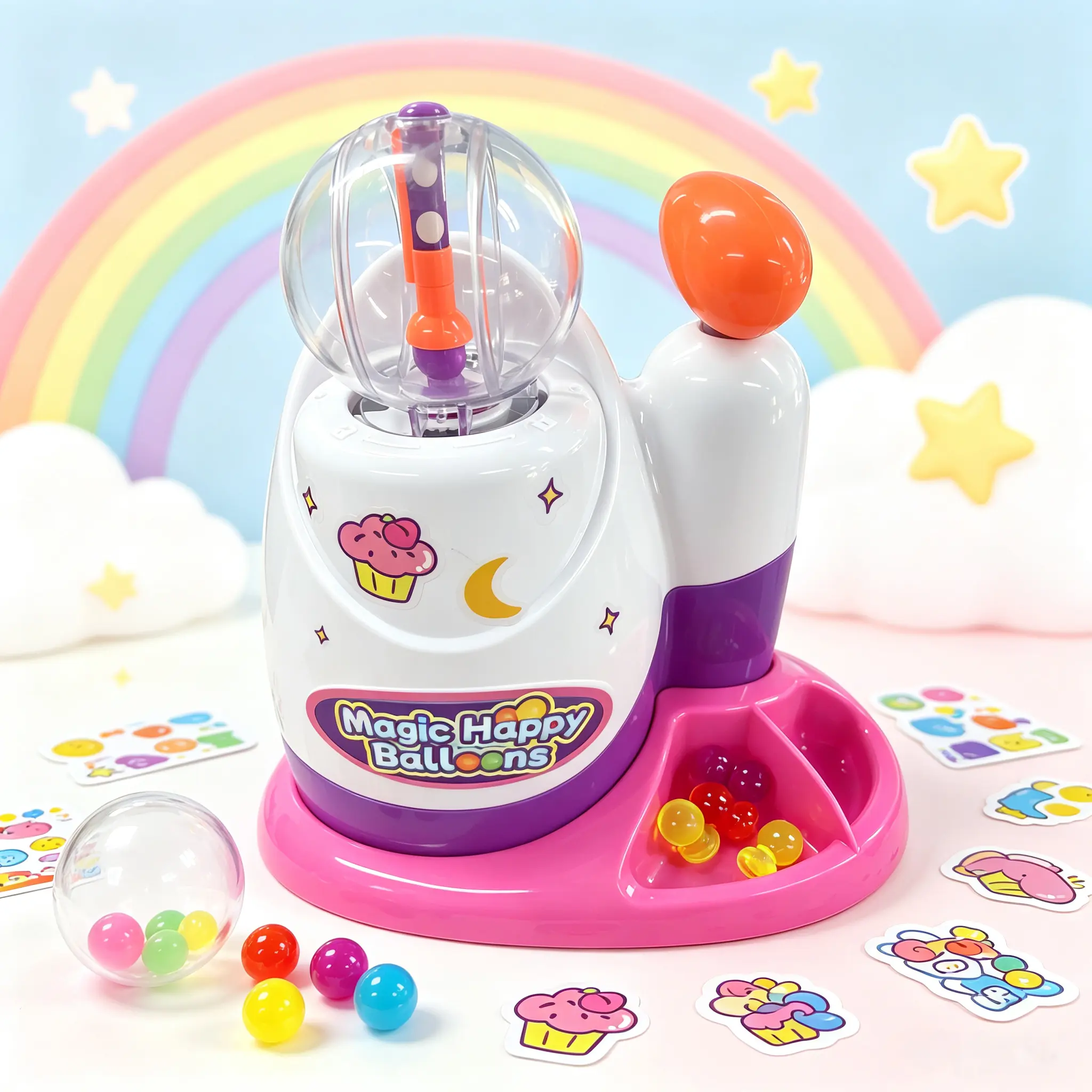 Craft Gift Magic Toy Set Magic Balloon Craft Set Kids Sticker Decorated Balloon Toy Soft Plush Toy Diy Creative Activity Birthday Gift For Girls And Boys Aged 3 And Up