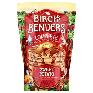Birch Benders Complete Pancake & Waffle Mix, Sweet Potato, 12 oz (340 g)