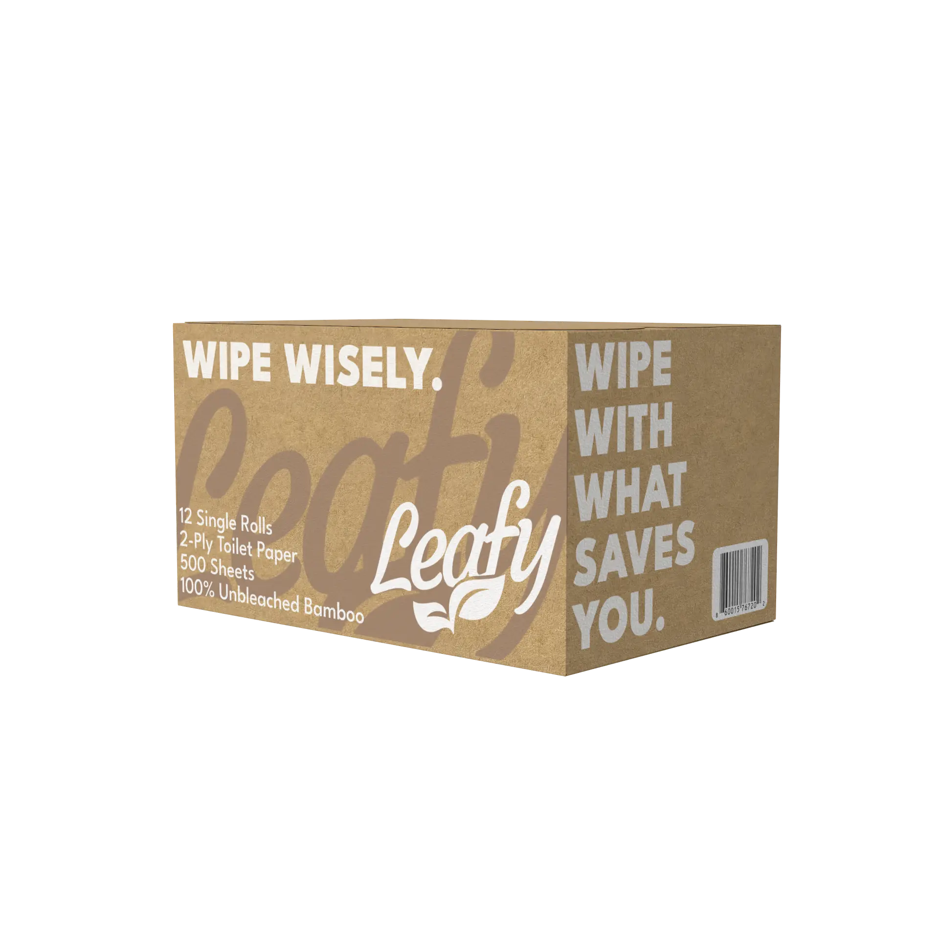 Leafy EarthSoft Bamboo - 12 roll 2 ply