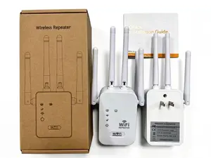 2026 Brand New Upgraded WiFi Extender 6-Antenna Strong Signal Booster 1200Mbps Dual Band 2.4GHz WiFi Repeater Gigabit Port AI Connectivity Wide Coverage Home Studio Remote Work Computer WiFi Amplifier