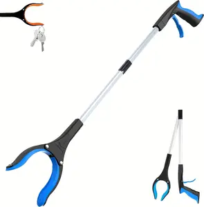 [New Deal] Grabber Reacher Tool - 32” Extra Long Foldable Gripper and Reaching Tool - Heavy Duty Pick Up Stick Grabbers for Seniors, Trash, Surgery Recovery Must Haves Gifts