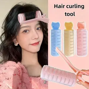 Bang Curler Set with Clip-Style Hair Clips, Supports Voluminous Styling, Root Lifting Function, Portable Bang Curler, Essential DIY Hair Accessory
