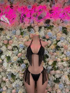 Ravewear Black Fringe Two Piece Set  Rave Outfit, Boho Festival Clothing