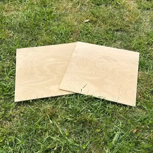 1/4" Birch Plywood 12" Square Durable Sturdy Woodworking Laser Engraving Surface for Custom Signs & Creative Projects