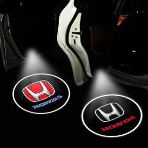 LED Car Door Logo Welcome Laser Projection Light, Led Car Lights, High Definition Wireless Car Door Lamp, Fits Honda Jazz Fit Avancier Crv Accord Vtec City Prelude