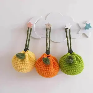 Mandarin Crochet Mini Purse - Cute Design, Handmade, Ideal for Everyday Use