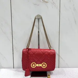 Pre-owned VERSACE Lambskin Shoulder Bags 7.8'' R2369 Shoulder Bag C18377944992 0526 T3 Rina