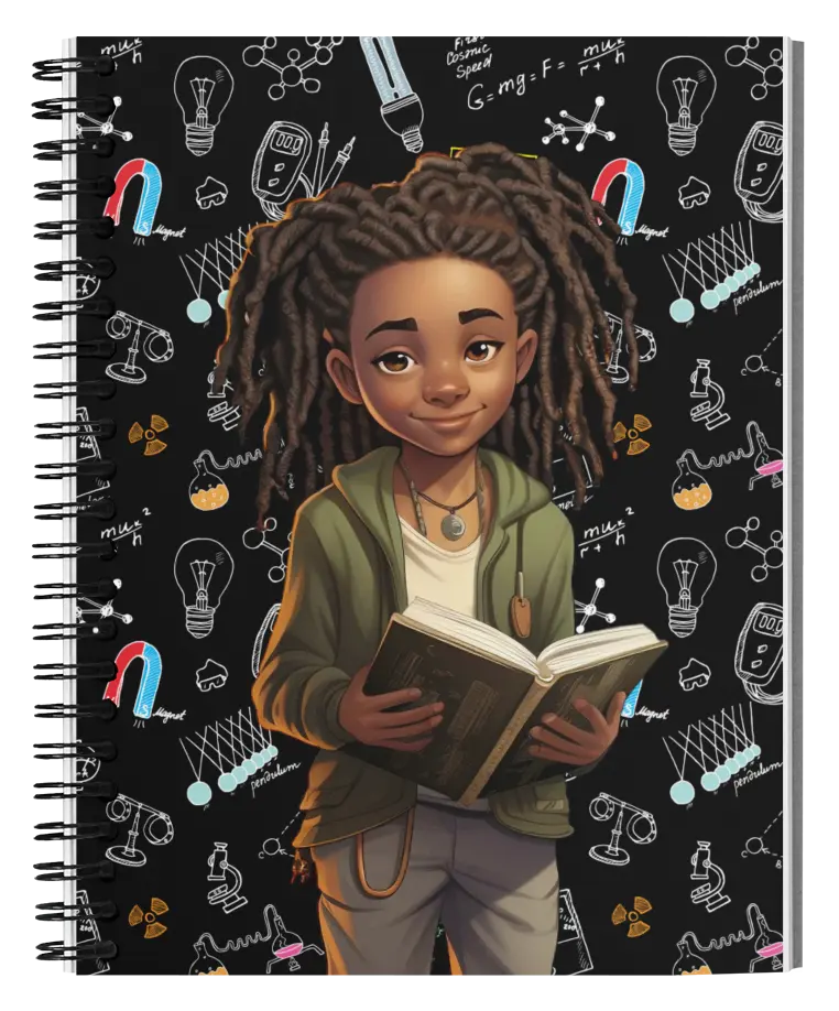 African American 1 Subject Notebook, 100 Sheets