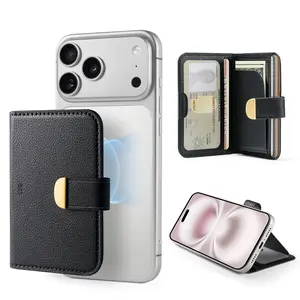 ESR Aura Clutch for MagSafe Wallet for Women, 5-Card Holder, RFID Blocking, MagSafe Sticker Included, Magnetic Wallet for iPhone 17/16/15/14/13/12 Series (not mini) and Select Samsung Devices