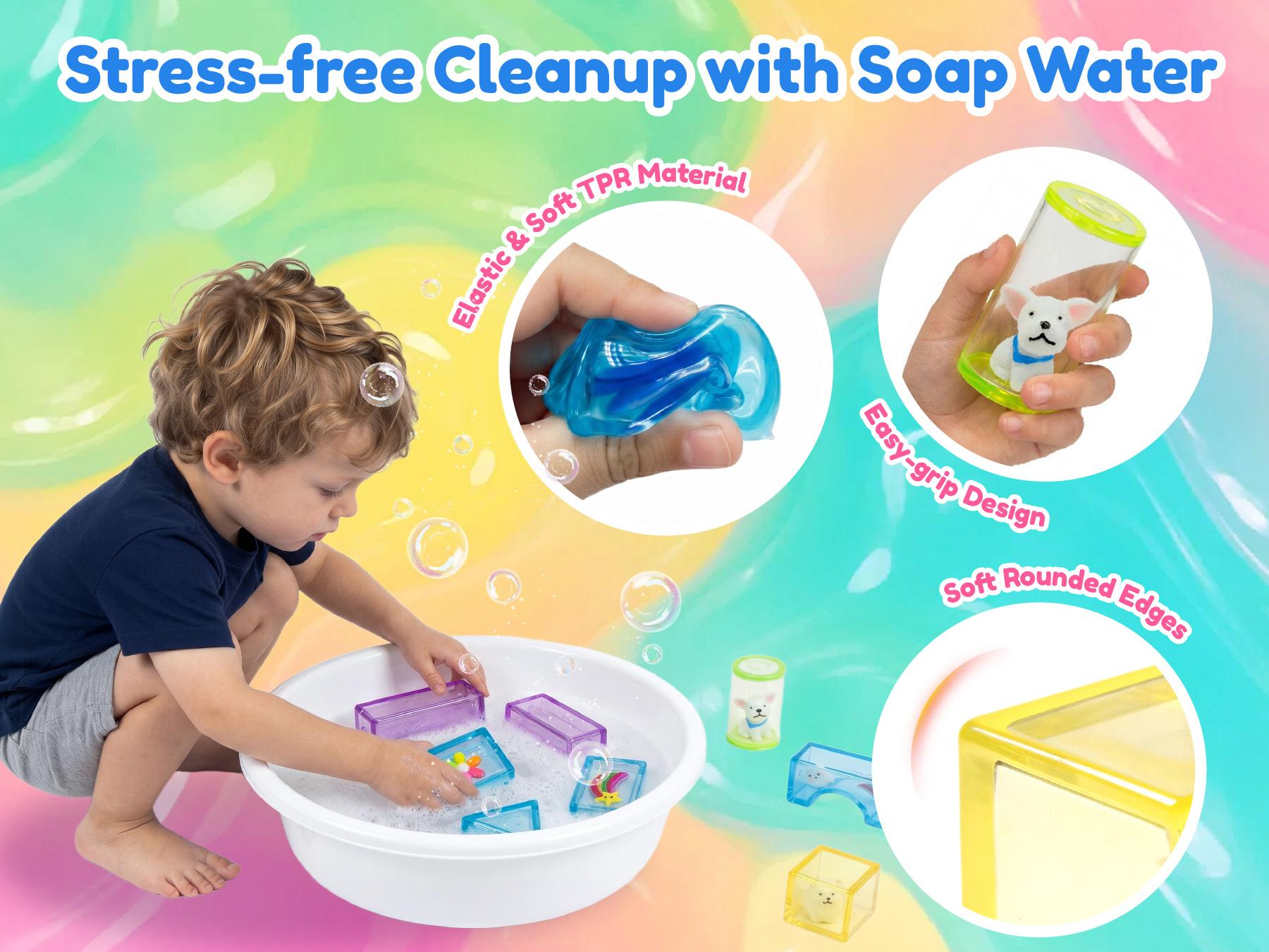 Easy to clean bath toy