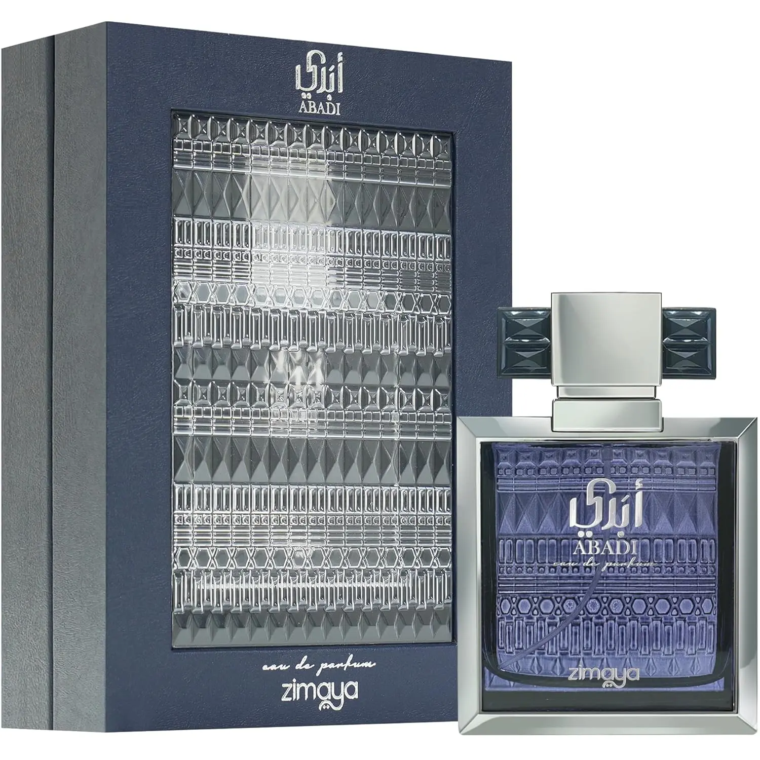 Zimaya Abadi Opulent for Men Eau de Parfum Spray, 3.4 Ounce Perfume Fragrance Cologne, Aromatic Woody Fragrance, Premium Quality Fragrance