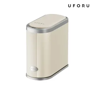 UFORU 12L Smart Trash Can with Motion Sensor Lid, Touchless Automatic Garbage Bin for Bathroom, Bedroom, Kitchen and Office, Modern Plastic Waste Bin with One-Touch Open and Close#SummerWins#DFYD