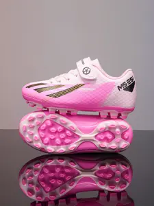 Boys Girls Teen Short Spike Training Shoes, Anti-Slip Durable Ground Spikes, Lightweight Breathable PU Rubber Casual All-Season Footwear