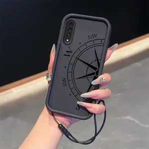 For Galaxy A30S Compass Hand Rope Combination Assembly phone Case For Samsung Galaxy A30S with silicone shock proof design perfect for popular