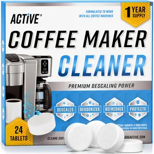 Dirty Coffee Machine? Fix It With 24 Descaler Tablets – Compatible With Drip, Espresso & Pod Machines (Keurig, Nespresso & More)  #CoffeeTok #CleanCoffee