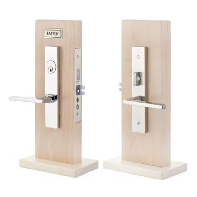 Emtek F20331350ASTRH LL Entryset , F20 , Brisbane Mortise , 2-1/2" Backset , Aston Lever , RH